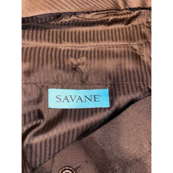 Mens Dress Pants by Savane Straight Fit Stretch Flat Front 40x29 NWT - Picture 6 of 6